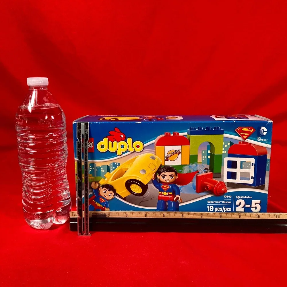 LEGO 10543 Duplo Superman Rescue Building Toy Set DC Comics Heroes 2014 Good